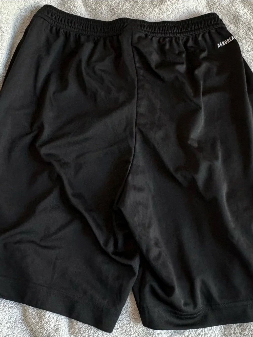 adidas Black Athletic Shorts with Logo